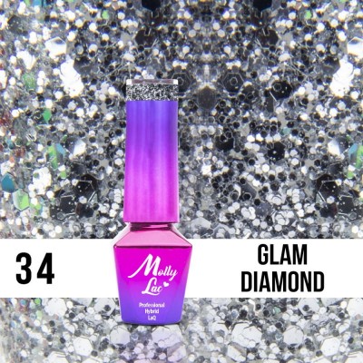 LAKIER MOLLY LAC QUEENS OF LIFE GLAM 5ml nr 34