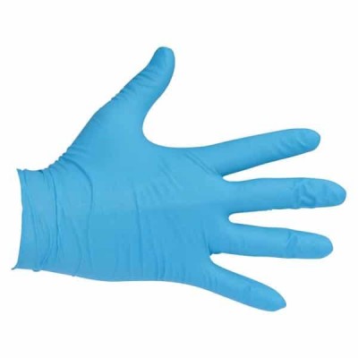 Rękawiczki nitrylowe bezpudrowe rozmiar L 100szt